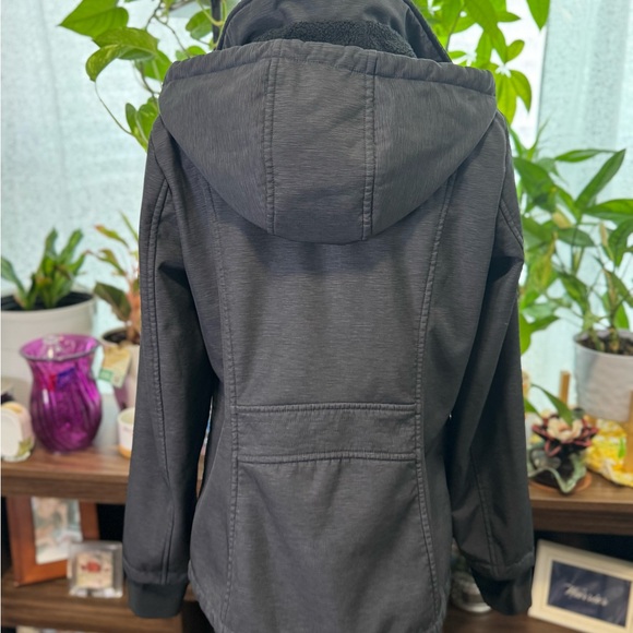 Women's Charcoal Utility Jacket - Picture 8 of 9